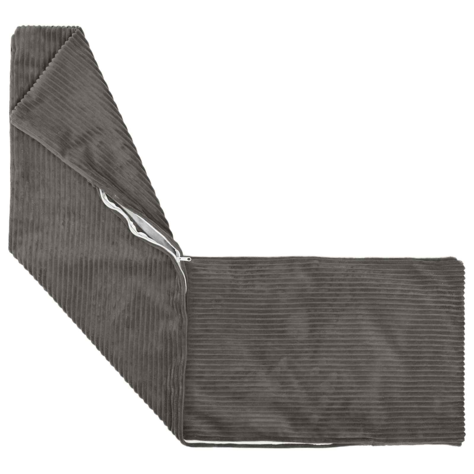 Presvlaka za jastuk HEERLEN Tamnosiva 40 x 145 cm Kord