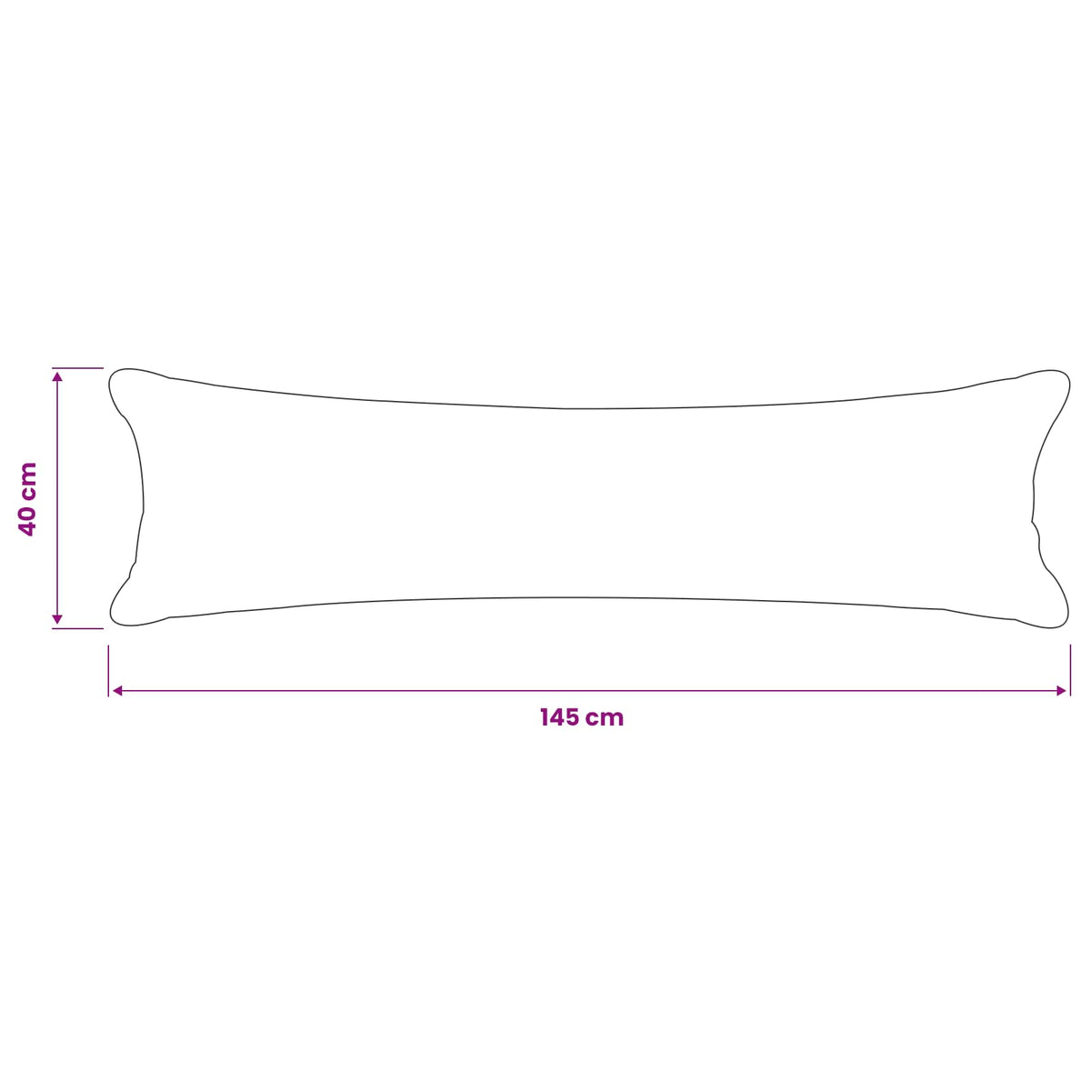 Presvlaka za jastuk HEERLEN Tamnozelena 40 x 145 cm Bouclé