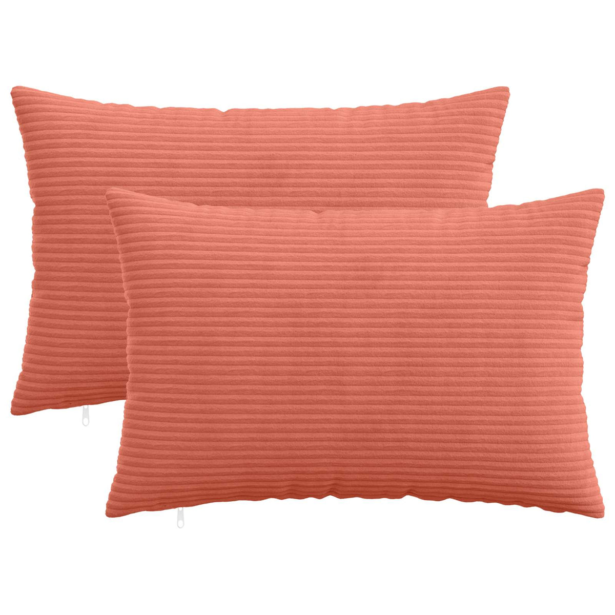 Presvlaka za jastuk 2 pcs HEERLEN Crvena narančasta 40 x 60 cm