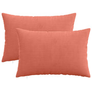 Presvlaka za jastuk 2 pcs HEERLEN Crvena narančasta 40 x 60 cm