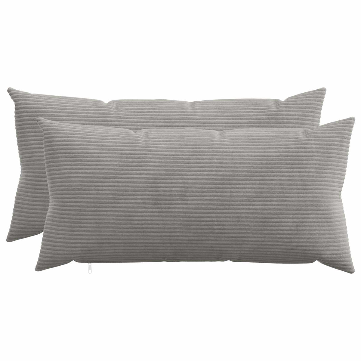 Presvlaka za jastuk 2 pcs HEERLEN Svjetlosiva 40 x 70 cm Kord
