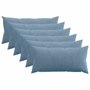 Presvlaka za jastuk 6 pcs HEERLEN Plava 40 x 70 cm Kord