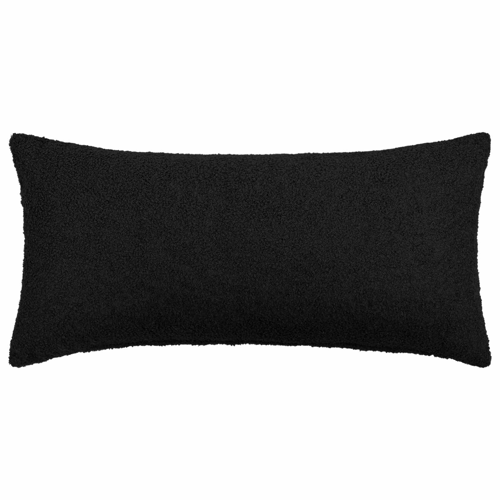Presvlaka za jastuk 2 pcs HEERLEN Crna 40 x 70 cm Bouclé
