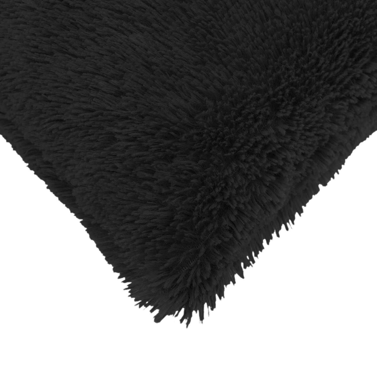 Presvlaka za jastuk 2 pcs HEERLEN Crna 40 x 70 cm PV flis