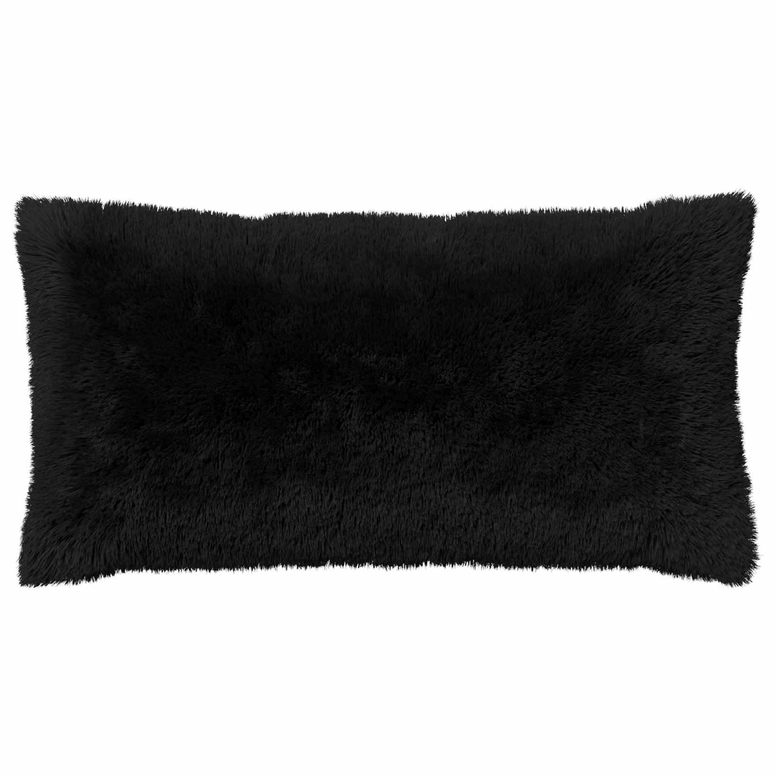 Presvlaka za jastuk 2 pcs HEERLEN Crna 40 x 70 cm PV flis