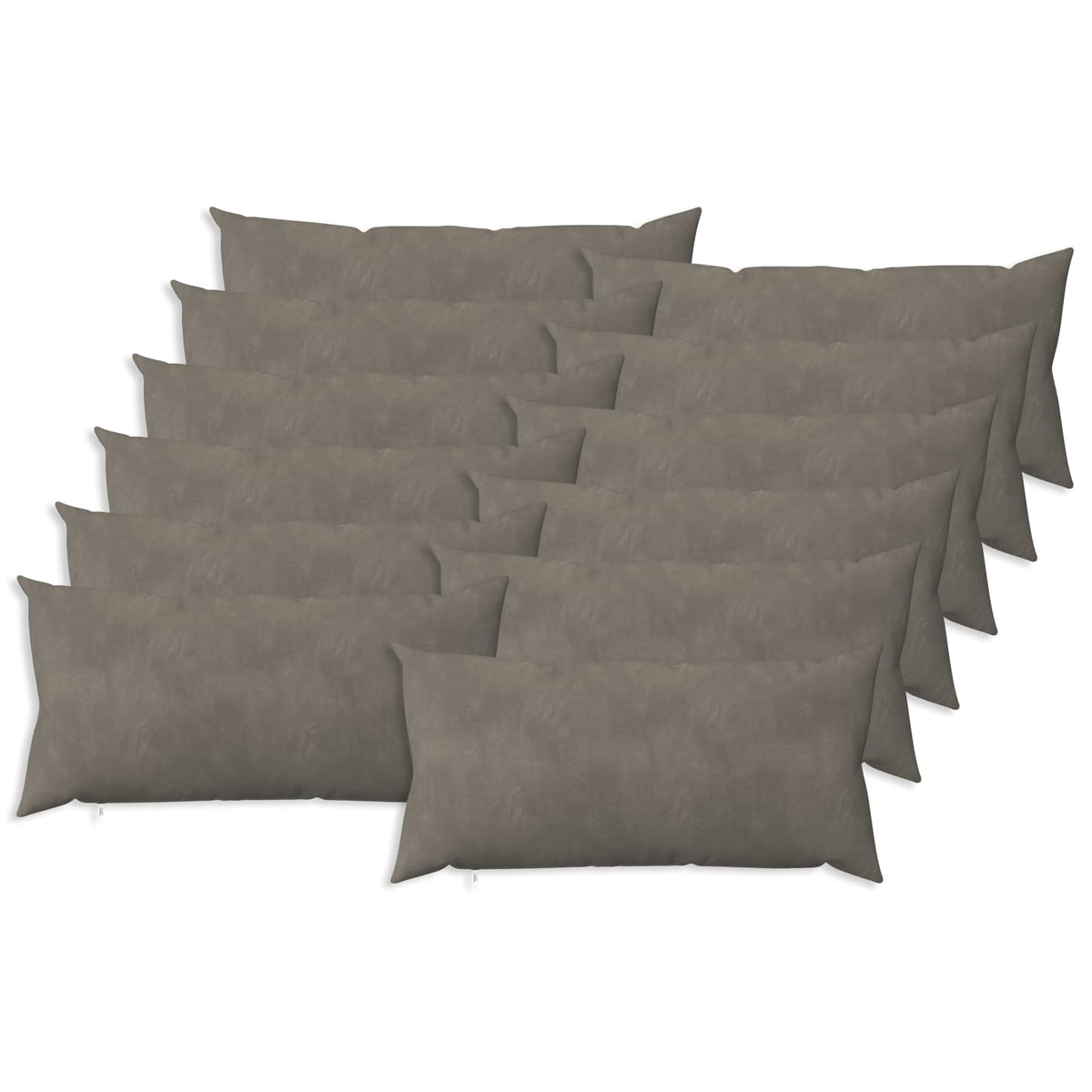 Presvlaka za jastuk 12 pcs HEERLEN Svjetlosiva 40 x 80 cm