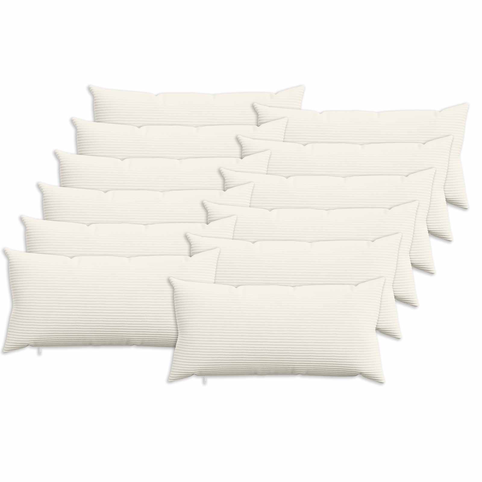 Presvlaka za jastuk 12 pcs HEERLEN Krem 40 x 80 cm Kord