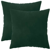 Presvlaka za jastuk 2 pcs HEERLEN Tamnozelena 45 x 45 cm Baršun