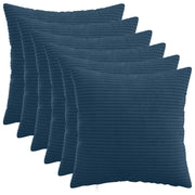 Presvlaka za jastuk 6 pcs HEERLEN Mornarsko plava 45 x 45 cm
