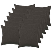 Presvlaka za jastuk 12 pcs HEERLEN Tamnosiva 45 x 45 cm Bouclé