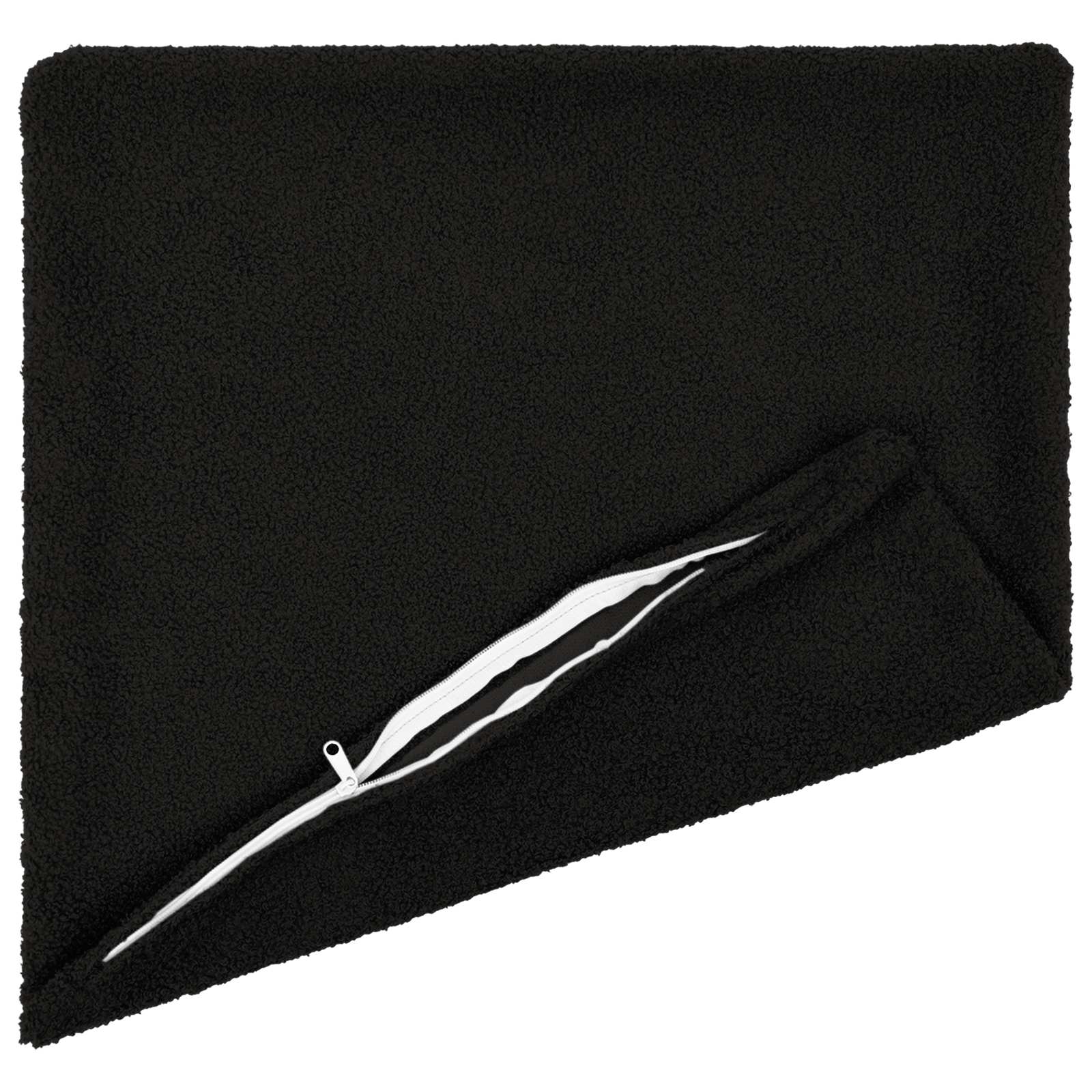Presvlaka za jastuk 6 pcs HEERLEN Crna 45 x 45 cm Bouclé