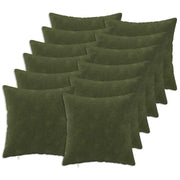 Presvlaka za jastuk 12 pcs HEERLEN Zelena 45 x 45 cm