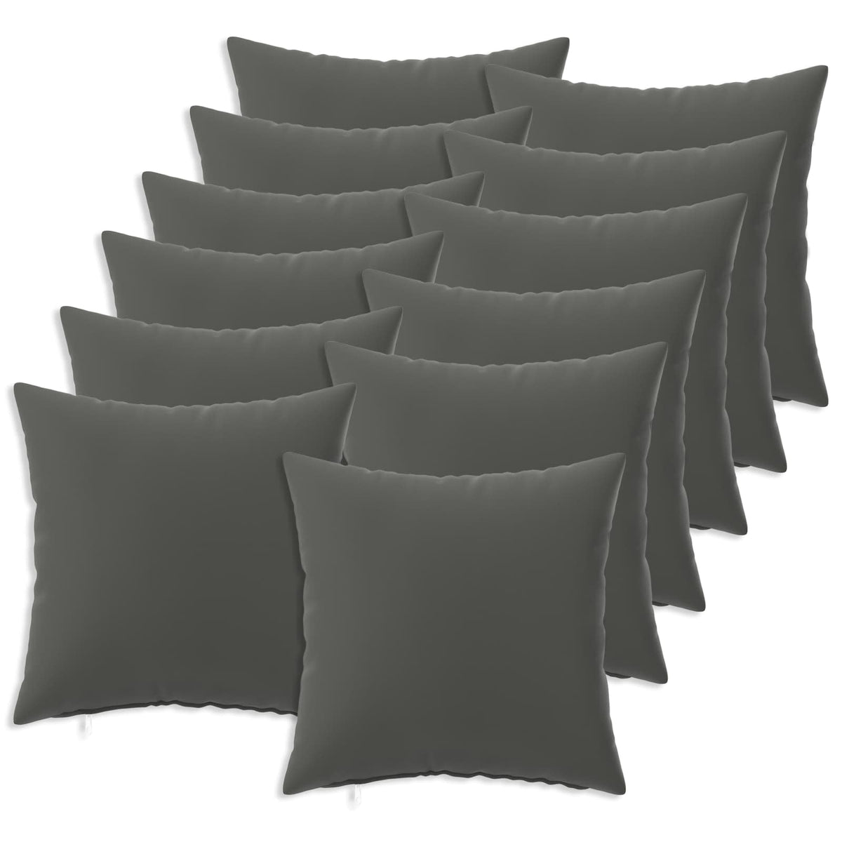 Presvlaka za jastuk 12 pcs HEERLEN Antracit 45 x 45 cm