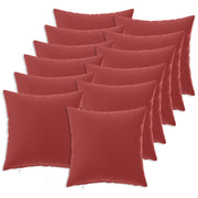 Presvlaka za jastuk 12 pcs HEERLEN Vinska crvena 45 x 45 cm