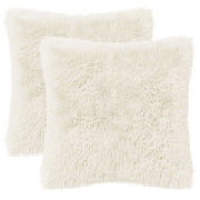Presvlaka za jastuk 2 pcs HEERLEN Bijela 45 x 45 cm PV flis