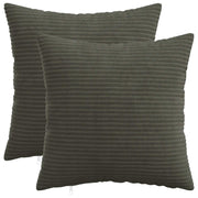 Presvlaka za jastuk 2 pcs HEERLEN Antracit 50 x 50 cm Kord
