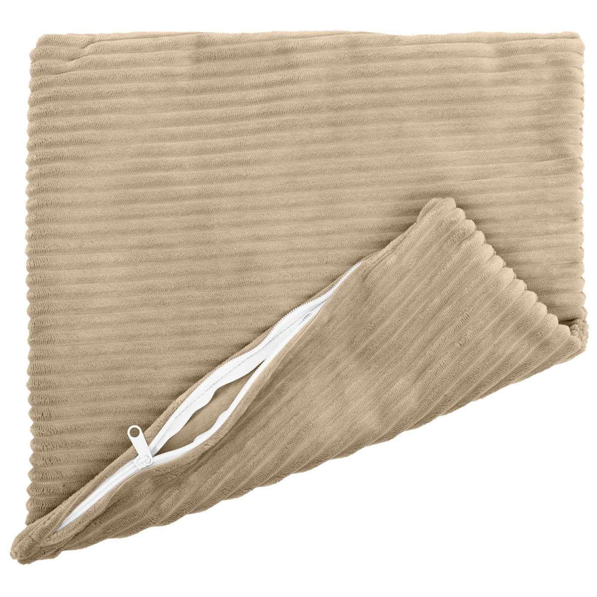 Presvlaka za jastuk 12 pcs HEERLEN Sivosmeđa 50 x 50 cm Kord
