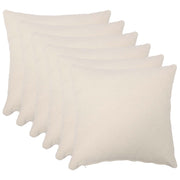 Presvlaka za jastuk 6 pcs HEERLEN Krem 50 x 50 cm Bouclé