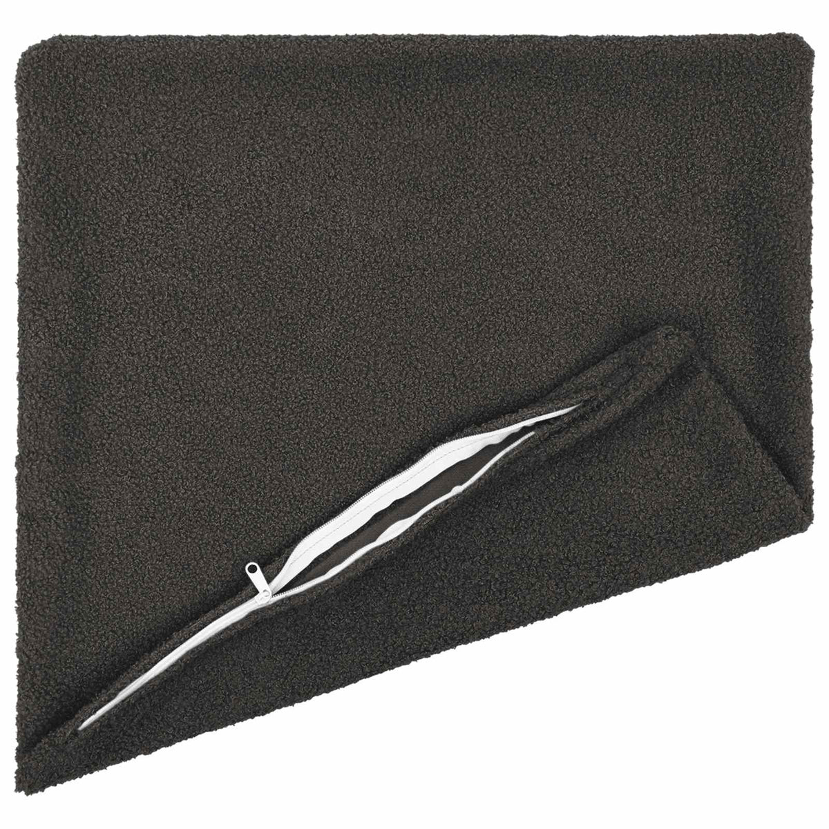 Presvlaka za jastuk 12 pcs HEERLEN Tamnosiva 50 x 50 cm Bouclé
