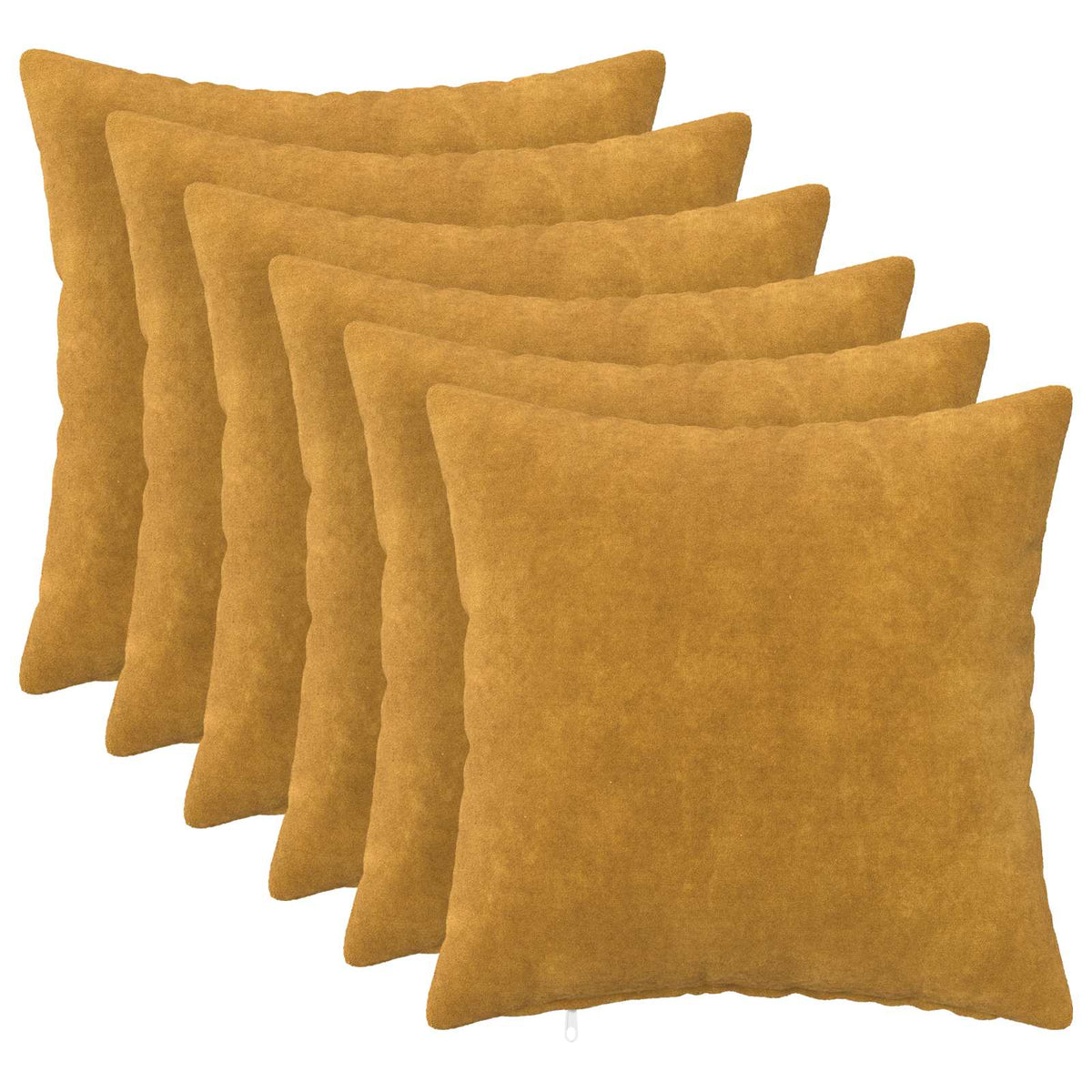 Presvlaka za jastuk 6 pcs HEERLEN Žuta 50 x 50 cm