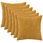 Presvlaka za jastuk 6 pcs HEERLEN Žuta 50 x 50 cm