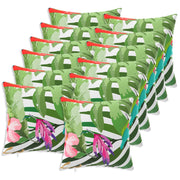 Presvlaka za jastuk 12 pcs HEERLEN Crna 50 x 50 cm Poliester