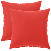 Presvlaka za jastuk 2 pcs HEERLEN Crvena 50 x 50 cm Poliester
