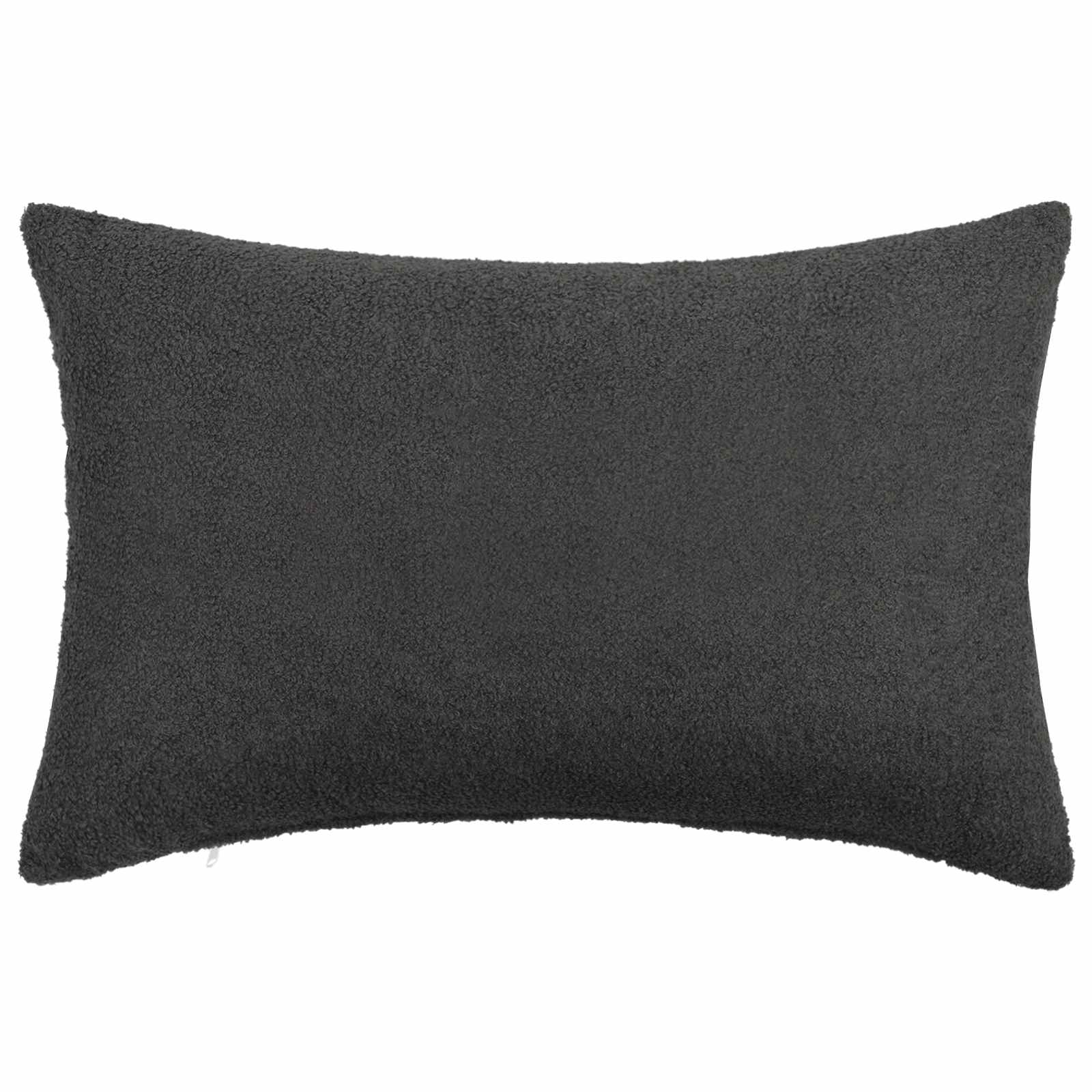 Presvlaka za jastuk 2 pcs HEERLEN Tamnosiva 50 x 70 cm Bouclé