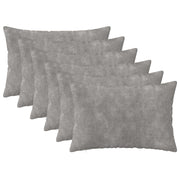 Presvlaka za jastuk 6 pcs HEERLEN Svjetlosiva 50 x 75 cm