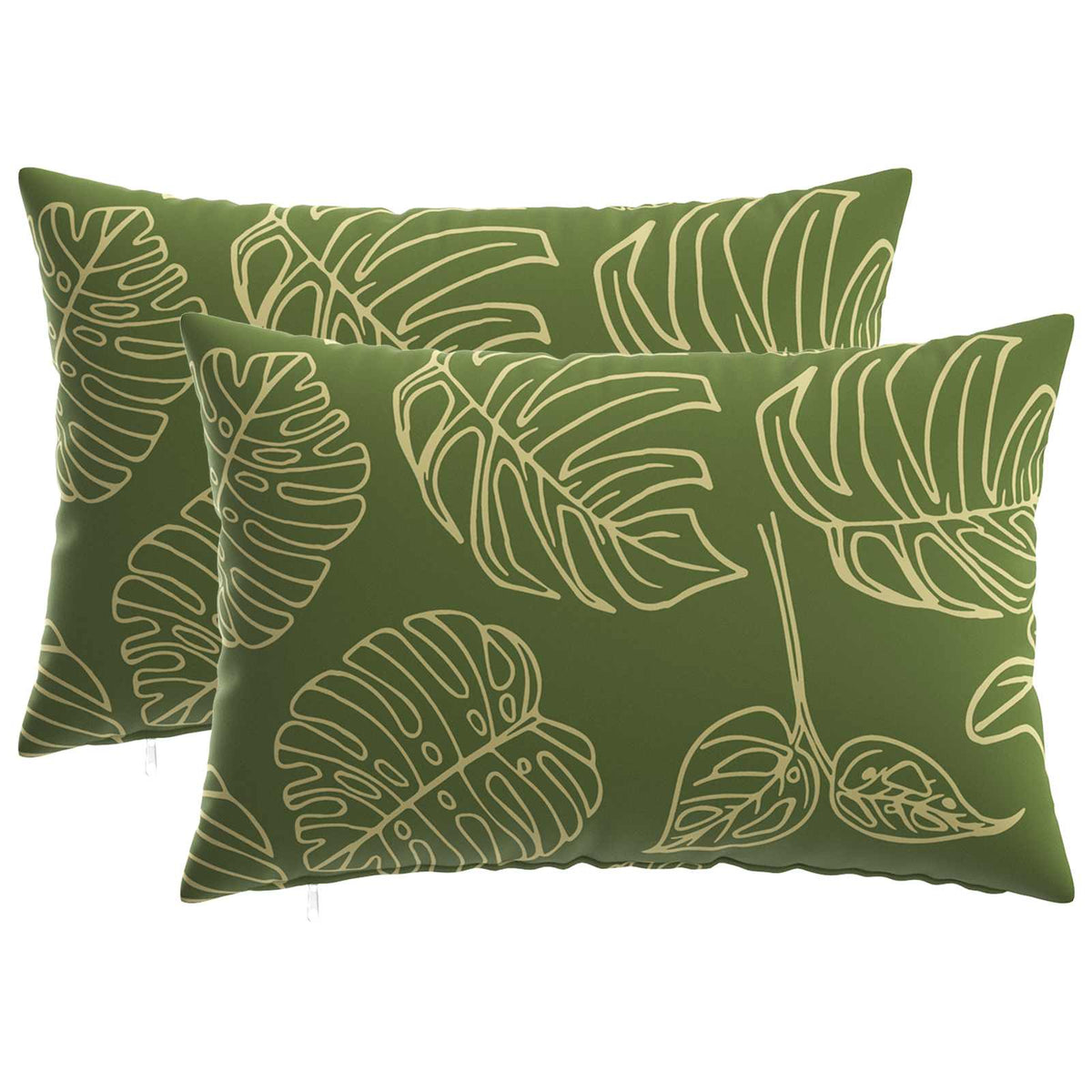 Presvlaka za jastuk 2 pcs HEERLEN Dizajn lista 50 x 75 cm