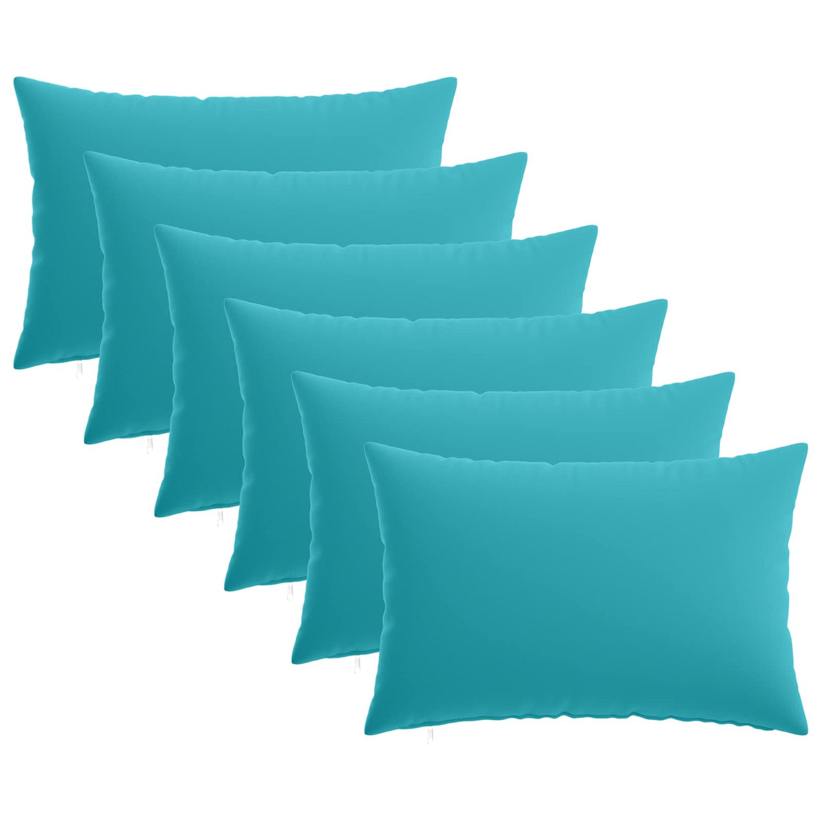 Presvlaka za jastuk 6 pcs HEERLEN Tirkizna 50 x 75 cm Poliester