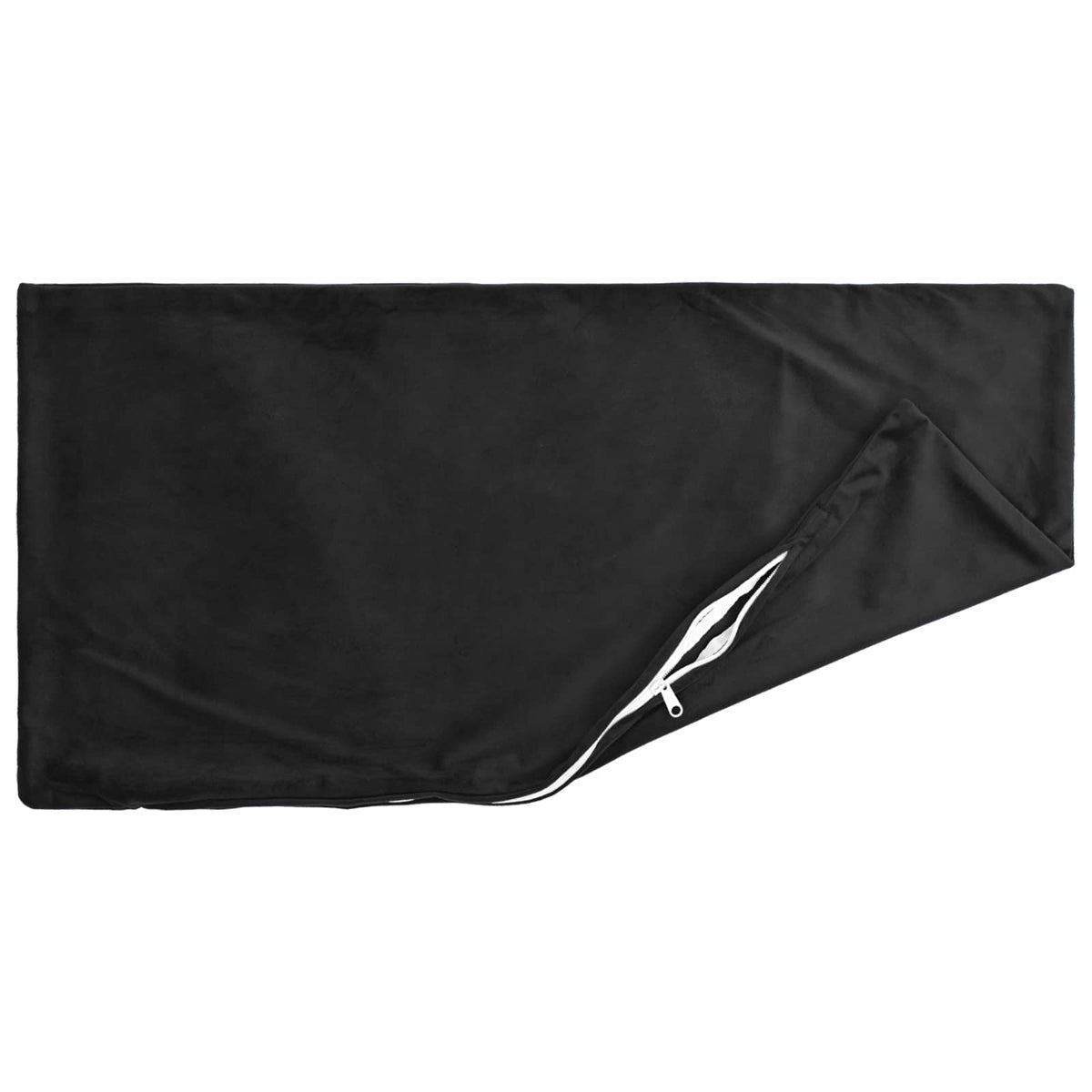 Presvlaka za jastuk 2 pcs HEERLEN Crna 50 x 80 cm Baršun