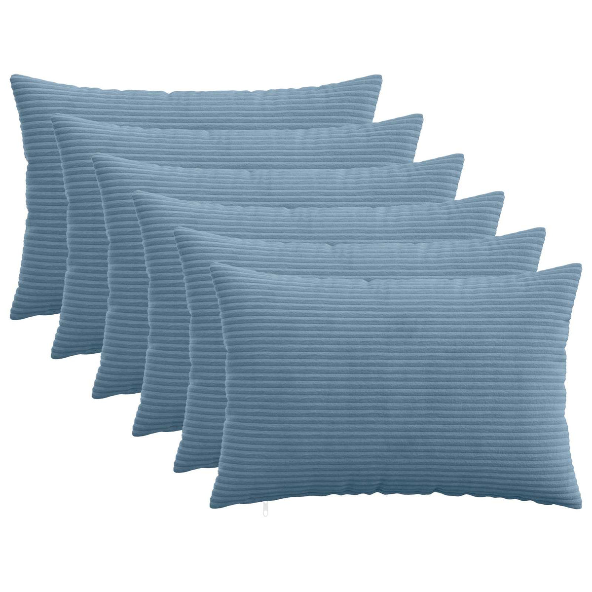 Presvlaka za jastuk 6 pcs HEERLEN Plava 50 x 80 cm Kord