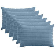 Presvlaka za jastuk 6 pcs HEERLEN Plava 50 x 80 cm Kord