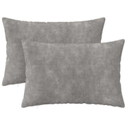 Presvlaka za jastuk 2 pcs HEERLEN Svjetlosiva 50 x 80 cm