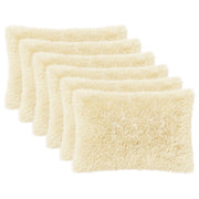 Presvlaka za jastuk 6 pcs HEERLEN Krem 50 x 80 cm PV flis