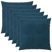 Presvlaka za jastuk 6 pcs HEERLEN Plava 60 x 60 cm Baršun