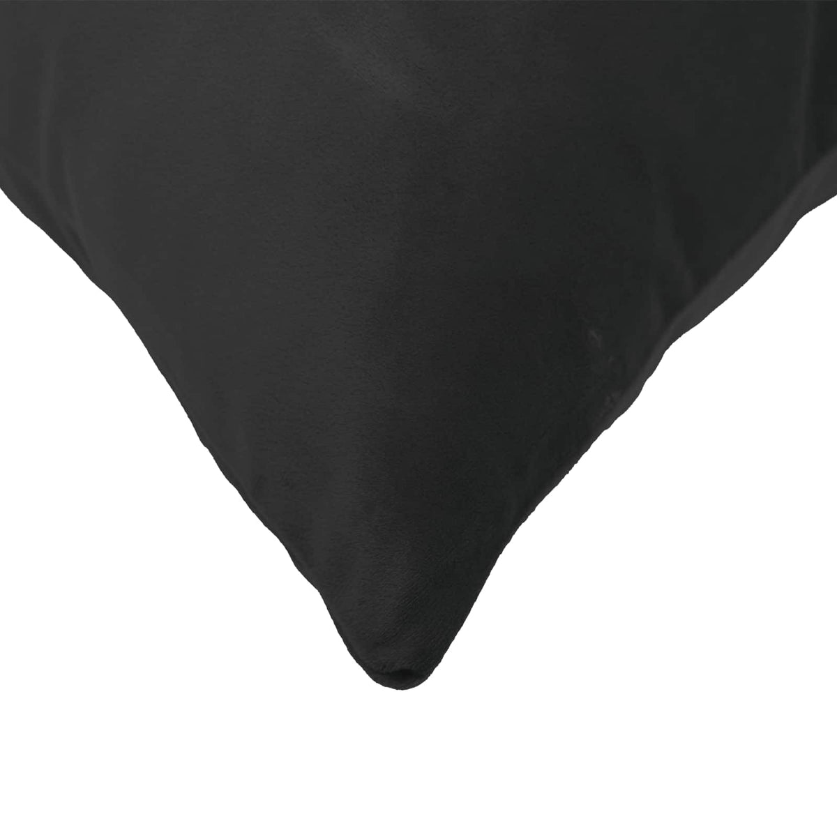 Presvlaka za jastuk 6 pcs HEERLEN Crna 60 x 60 cm Baršun