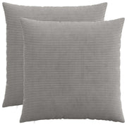 Presvlaka za jastuk 2 pcs HEERLEN Svjetlosiva 60 x 60 cm Kord