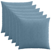 Presvlaka za jastuk 6 pcs HEERLEN Plava 60 x 60 cm Kord