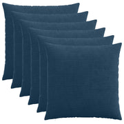 Presvlaka za jastuk 6 pcs HEERLEN Mornarsko plava 60 x 60 cm
