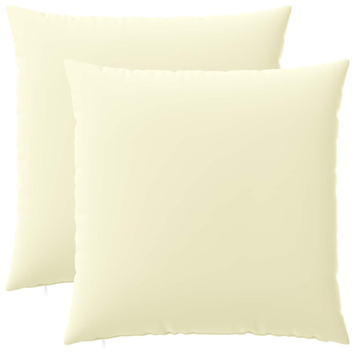 Presvlaka za jastuk 2 pcs HEERLEN Krem 60 x 60 cm Poliester