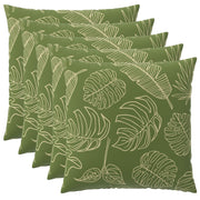 Presvlaka za jastuk 6 pcs HEERLEN Dizajn lista 60 x 60 cm