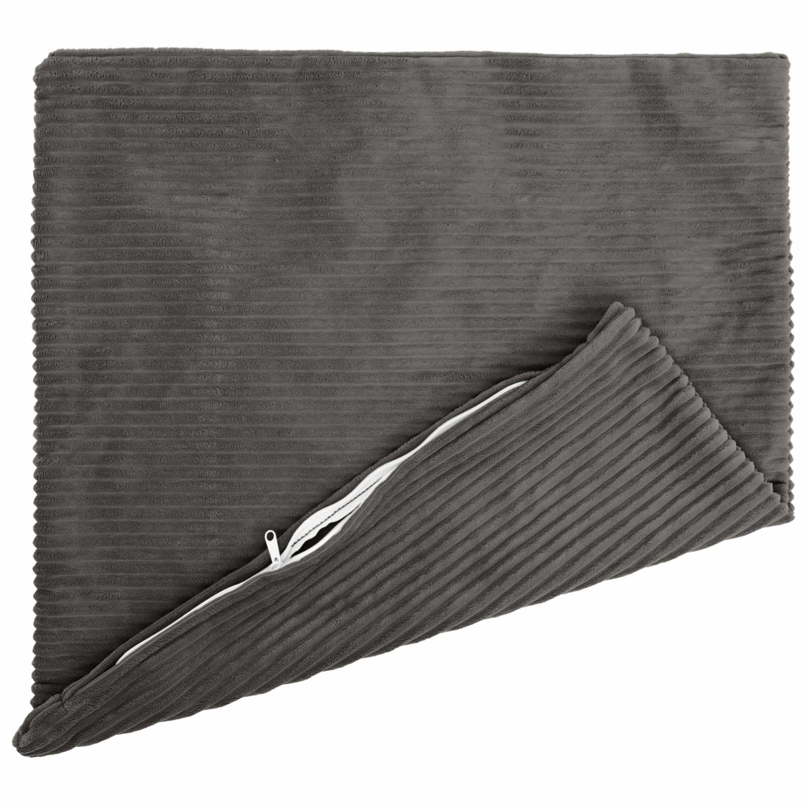 Presvlaka za jastuk 2 pcs HEERLEN Tamnosiva 65 x 65 cm Kord