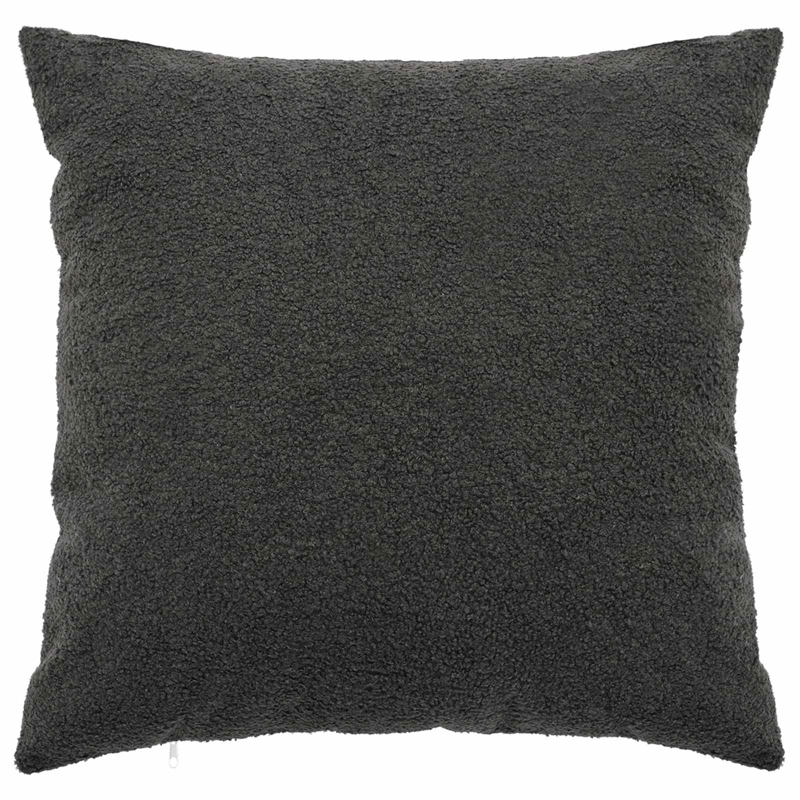 Presvlaka za jastuk 2 pcs HEERLEN Tamnosiva 65 x 65 cm Bouclé