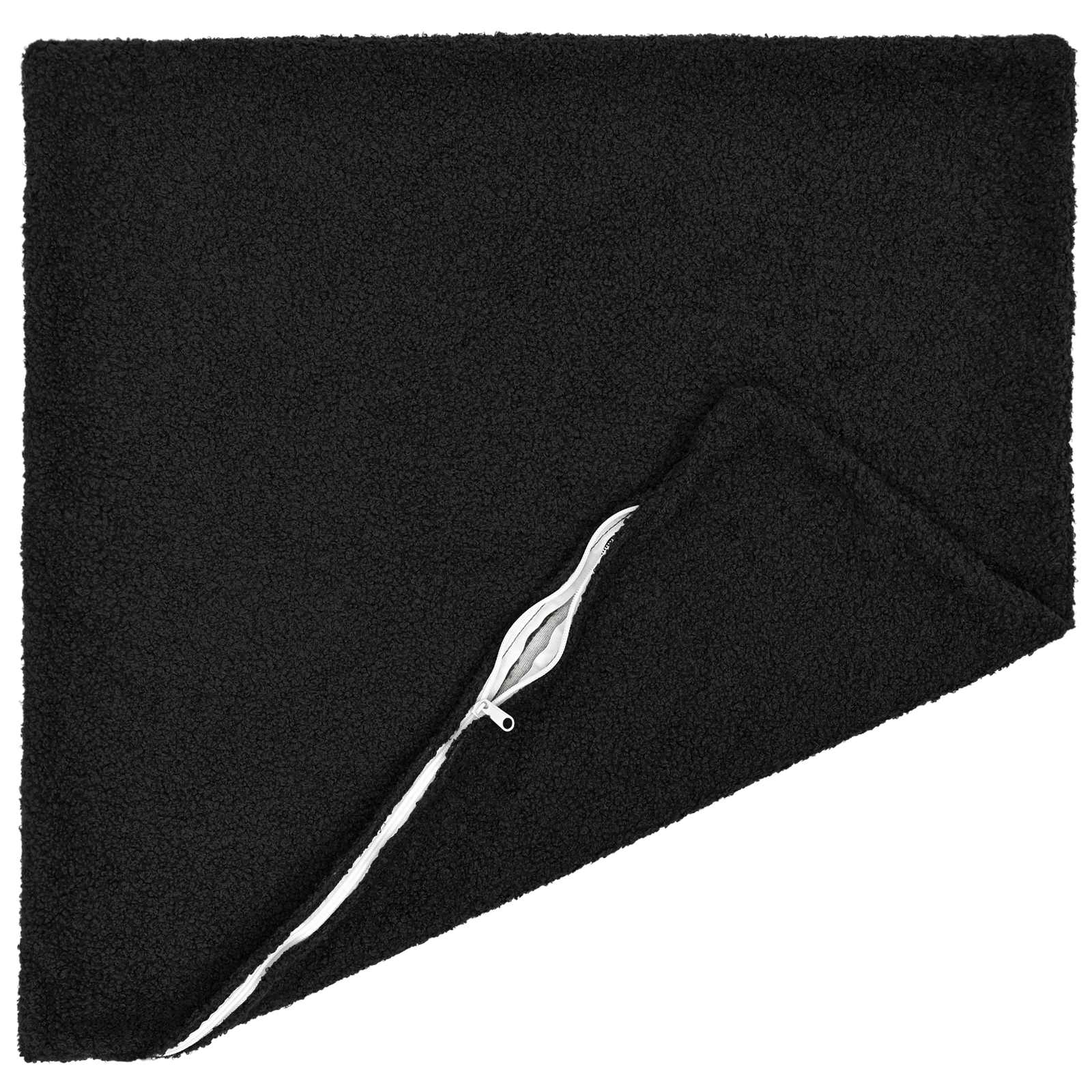 Presvlaka za jastuk 2 pcs HEERLEN Crna 65 x 65 cm Bouclé