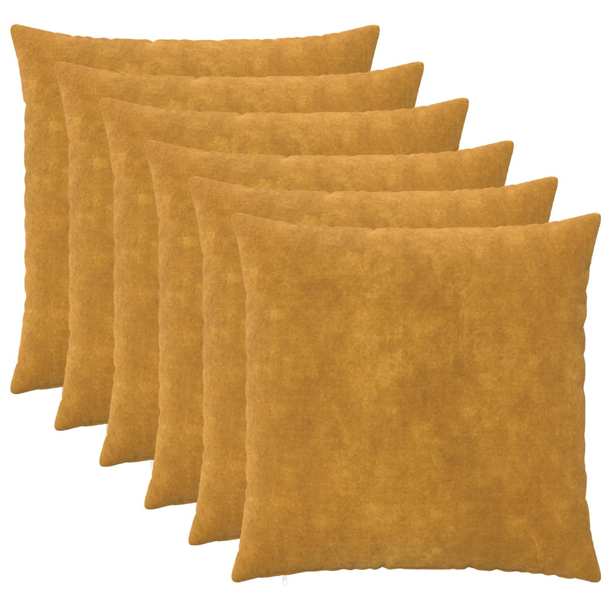 Presvlaka za jastuk 6 pcs HEERLEN Žuta 65 x 65 cm