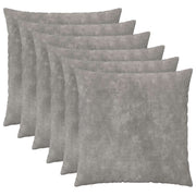Presvlaka za jastuk 6 pcs HEERLEN Svjetlosiva 65 x 65 cm
