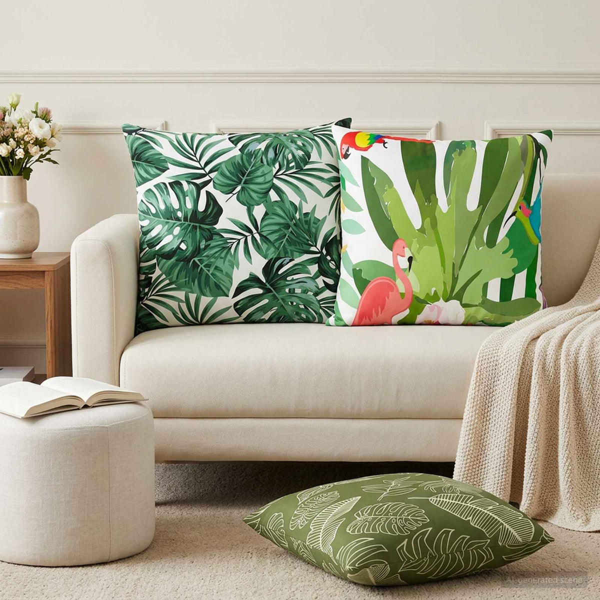 Presvlaka za jastuk 2 pcs HEERLEN Šareni 65 x 65 cm Poliester