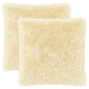 Presvlaka za jastuk 2 pcs HEERLEN Krem 65 x 65 cm PV flis